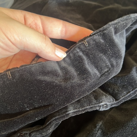 BCBGMAXAZRIA Velvet textured military style blazer - Picture 8 of 8